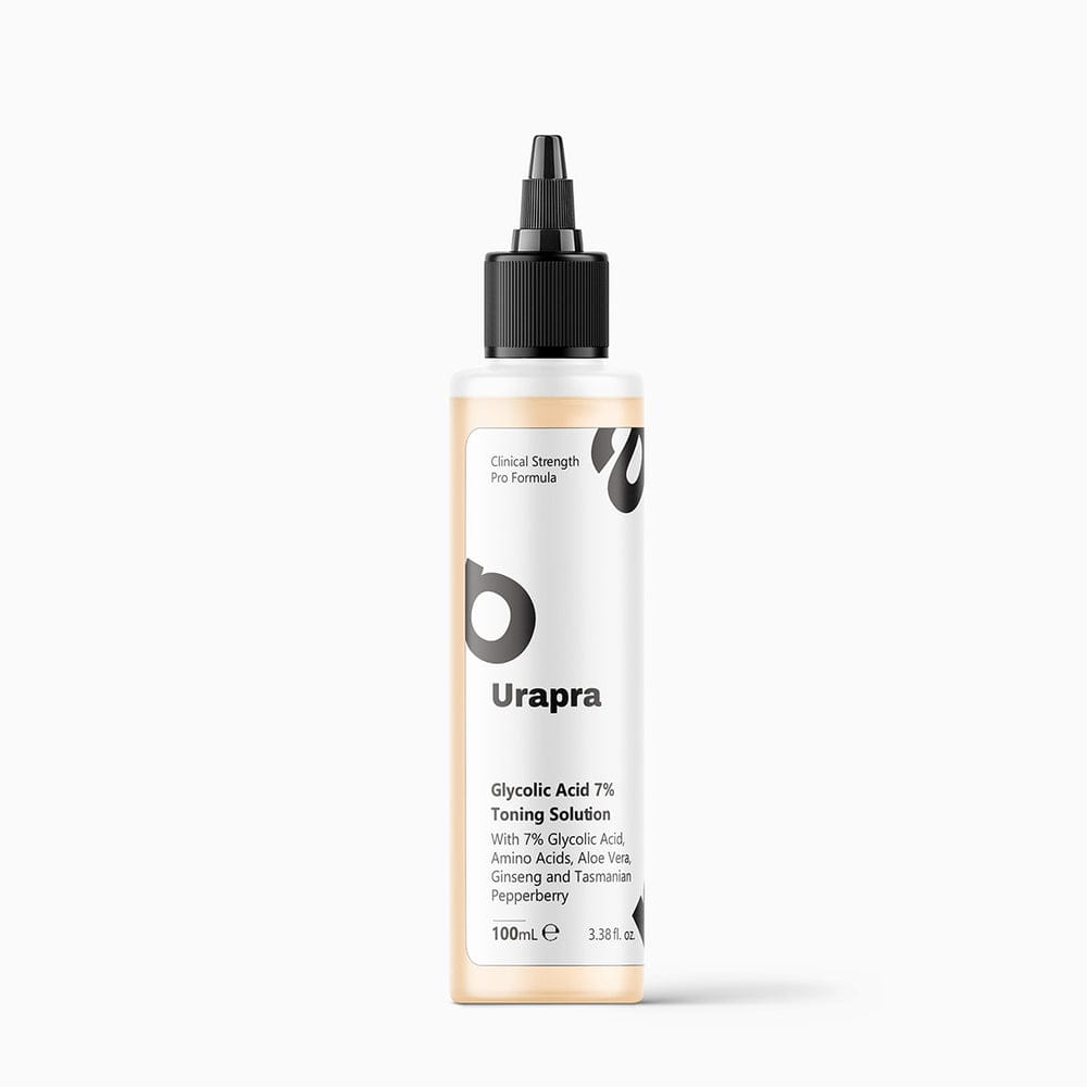 Urapra Glycolic Acid 7% Toning Solution – Exfoliating Toner for Bright & Smooth Skin (100ml)