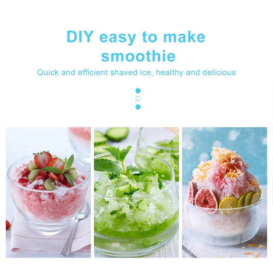 Manual Ice Crushing Shaver Maker Machine Gola Ganda Household Ice Crusher