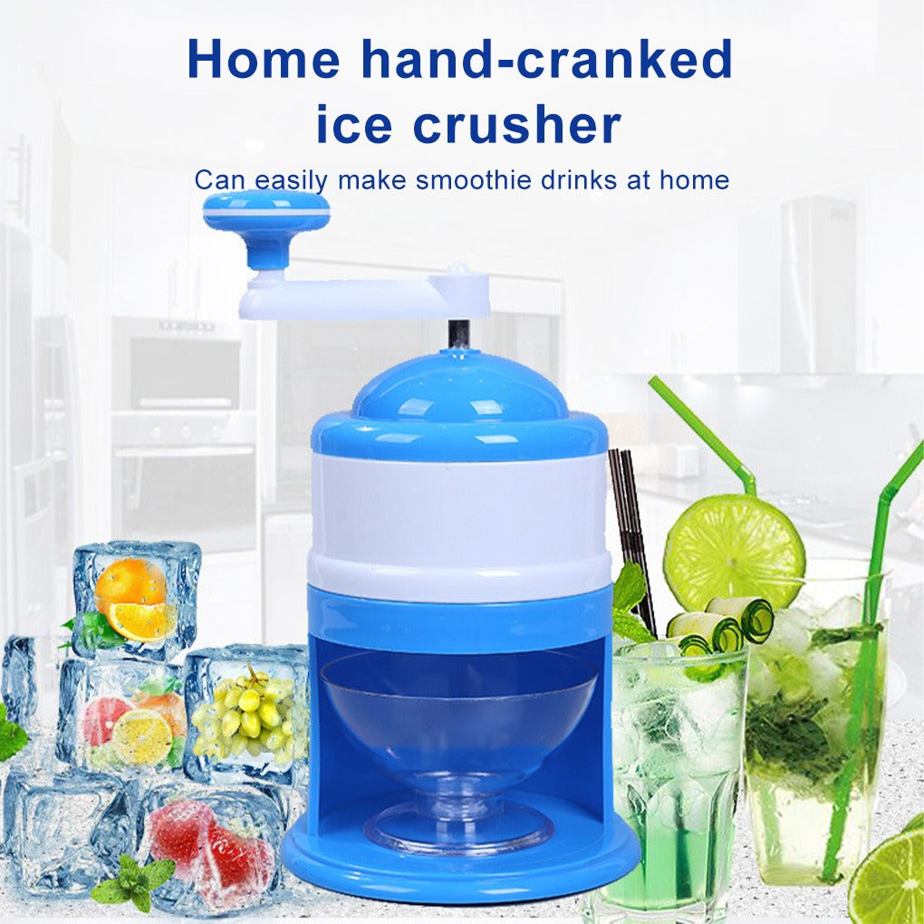 Manual Ice Crushing Shaver Maker Machine Gola Ganda Household Ice Crusher