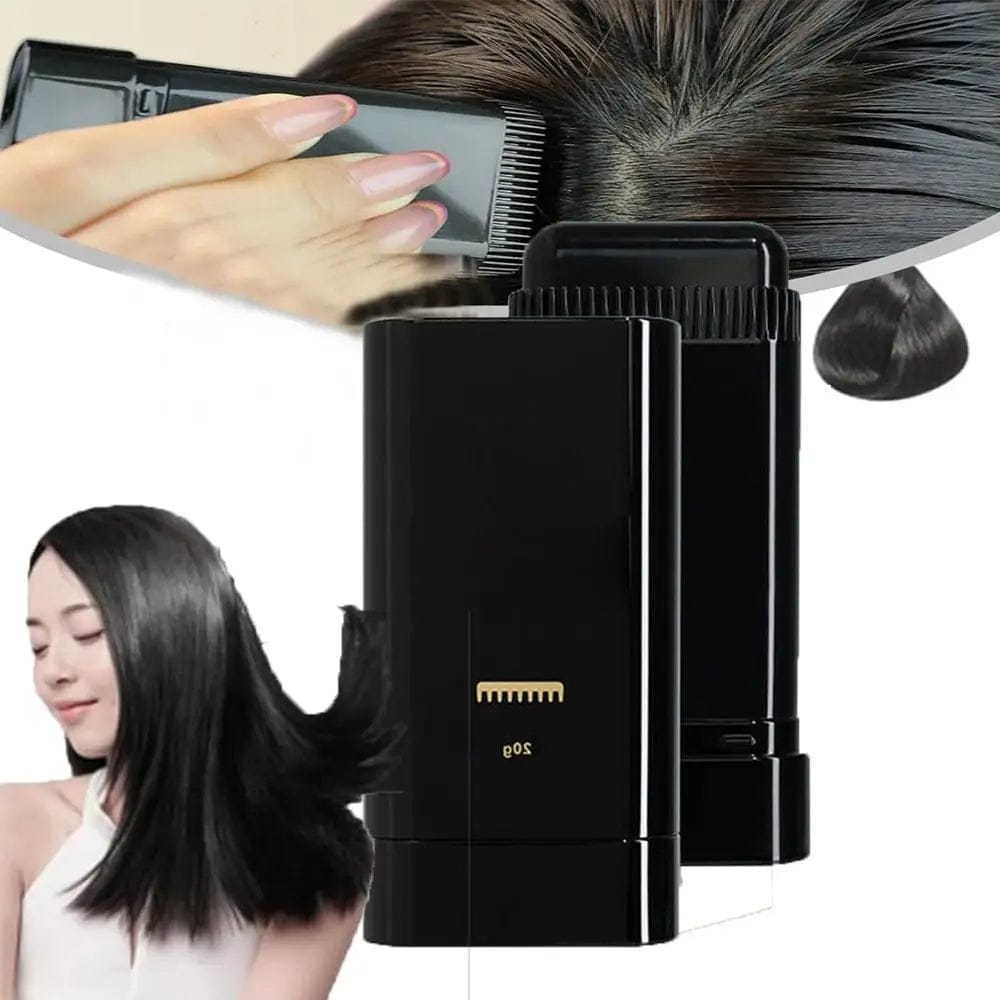 Instant Root Touch-Up Hair Color Comb Stick | Waterproof & Sweatproof Hair Dye Comb