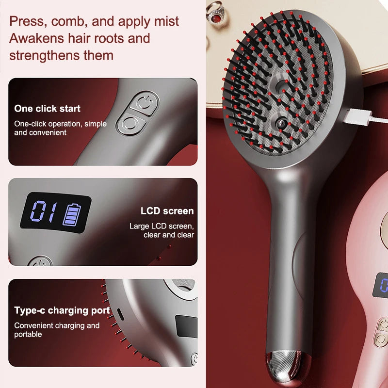 Electric Massage Spray Comb