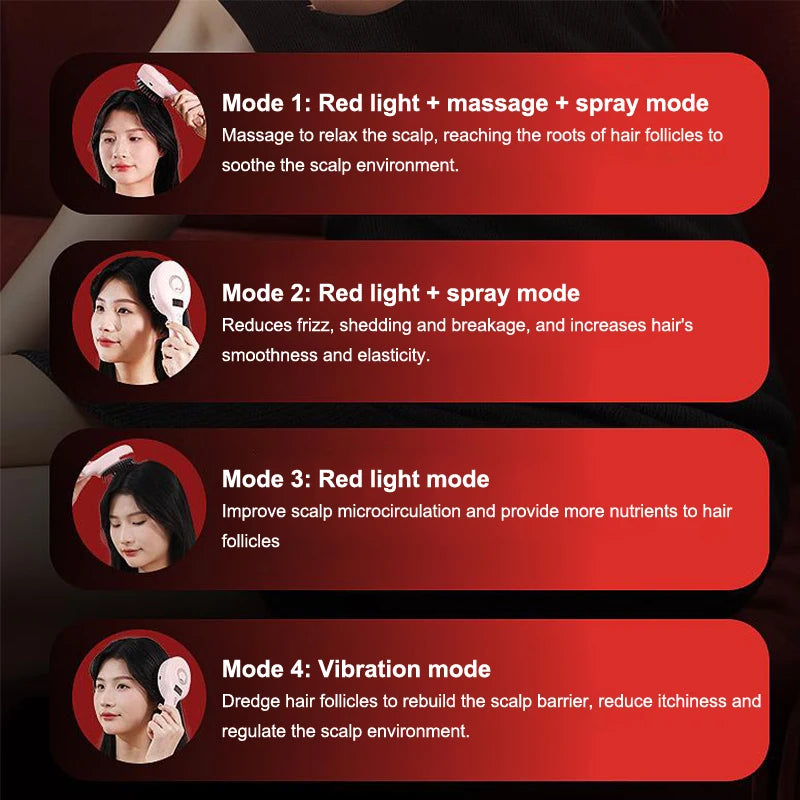 Electric Massage Spray Comb